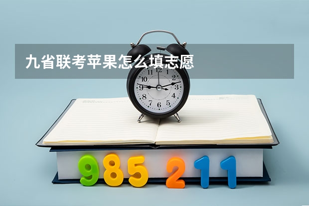 九省联考苹果怎么填志愿