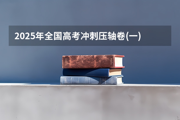 2025年全国高考冲刺压轴卷(一)语文（2025年单招语文作文）