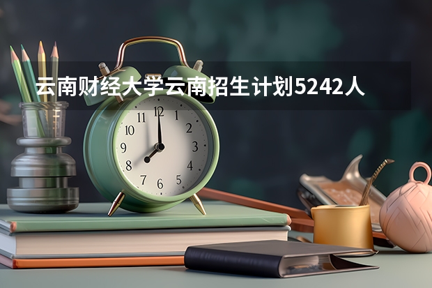 云南财经大学云南招生计划5242人,有哪些专业计划比较多?