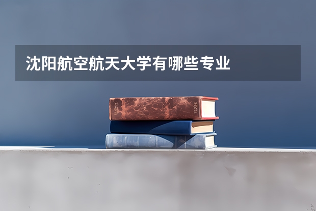 沈阳航空航天大学有哪些专业