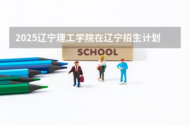 2025辽宁理工学院在辽宁招生计划一览表