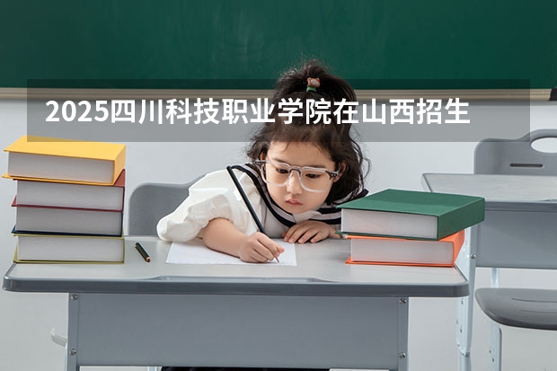 2025四川科技职业学院在山西招生计划一览表