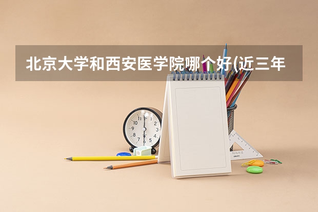 北京大学和西安医学院哪个好(近三年录取分数线对比)