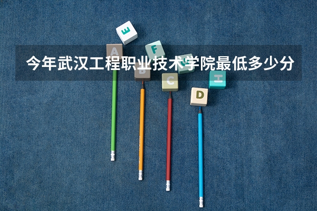 今年武汉工程职业技术学院最低多少分能录取