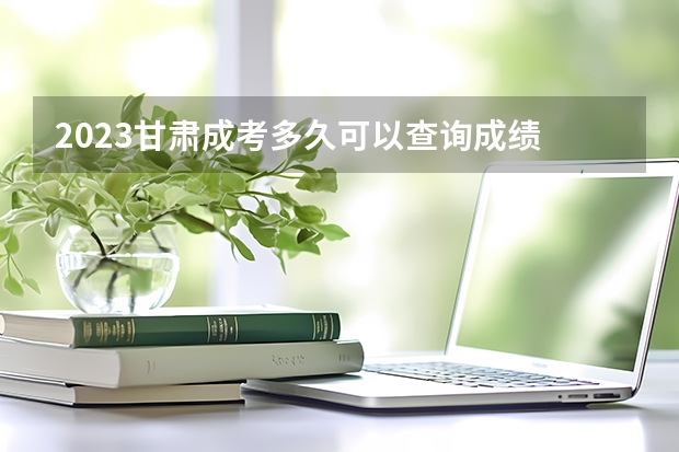 2023甘肃成考多久可以查询成绩 几月几号出分？