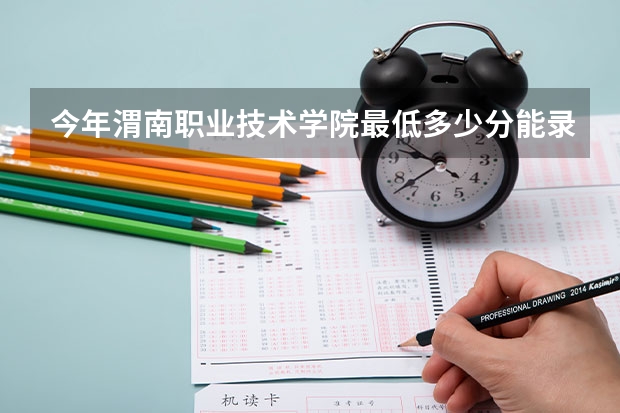 今年渭南职业技术学院最低多少分能录取
