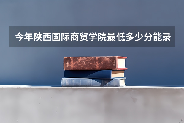 今年陕西国际商贸学院最低多少分能录取