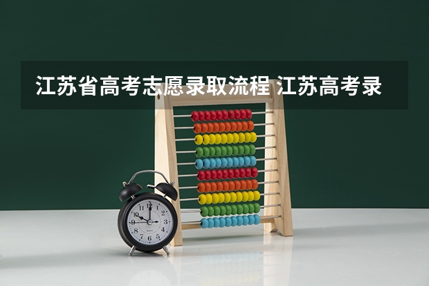江苏省高考志愿录取流程 江苏高考录取规则