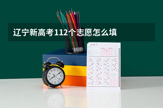 辽宁新高考112个志愿怎么填