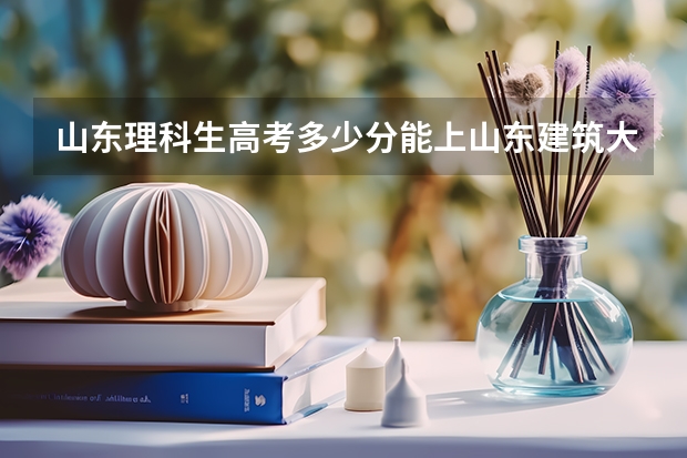 山东理科生高考多少分能上山东建筑大学