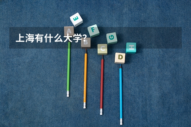 上海有什么大学?