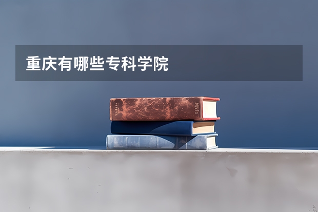 重庆有哪些专科学院