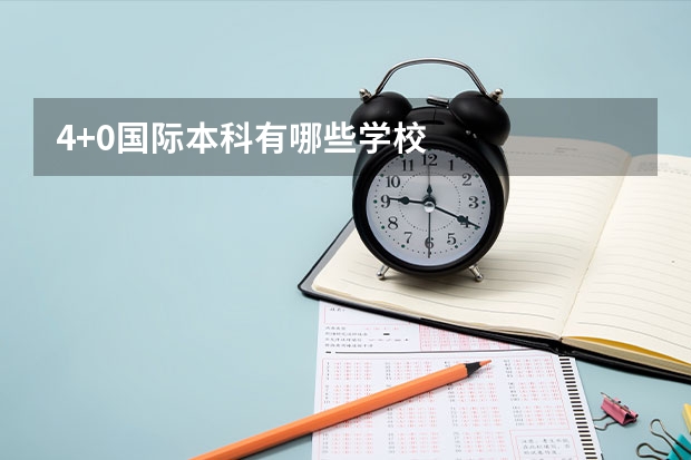 4+0国际本科有哪些学校