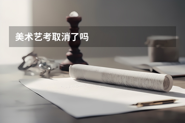 美术艺考取消了吗