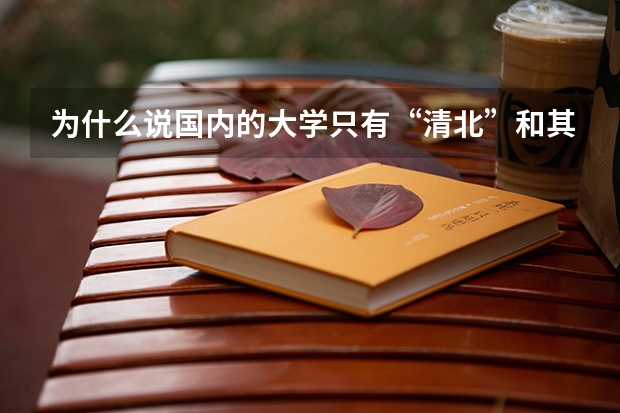 为什么说国内的大学只有“清北”和其他大学？