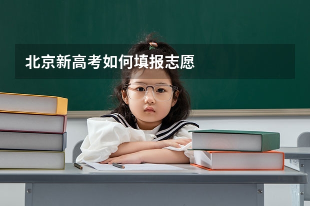 北京新高考如何填报志愿