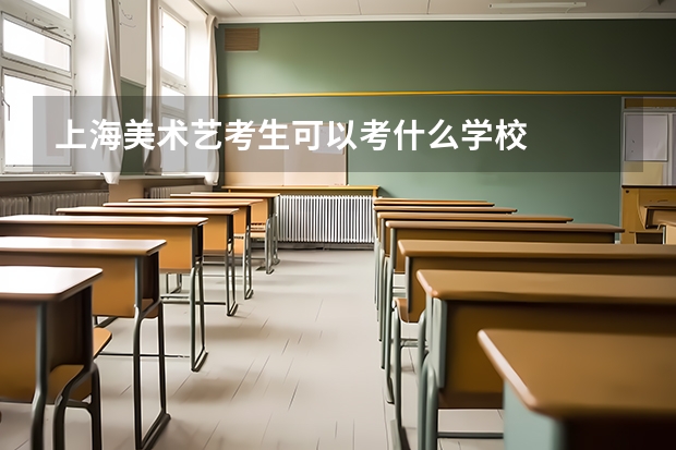 上海美术艺考生可以考什么学校