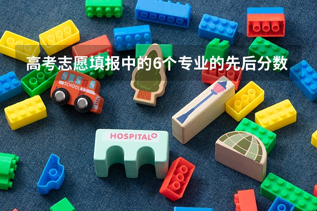 高考志愿填报中的6个专业的先后分数会减吗,就是专业如果第一个没录取,第二个专业会减分不?专业平行不?
