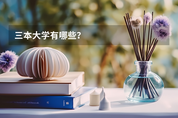 三本大学有哪些？