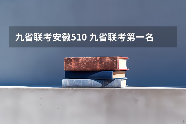 九省联考安徽510 九省联考第一名是谁