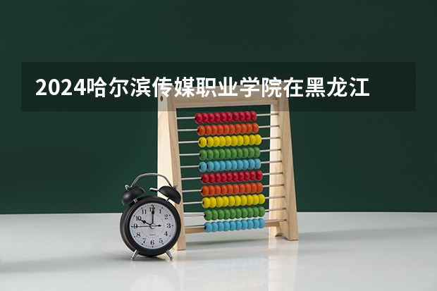 2024哈尔滨传媒职业学院在黑龙江招生计划表