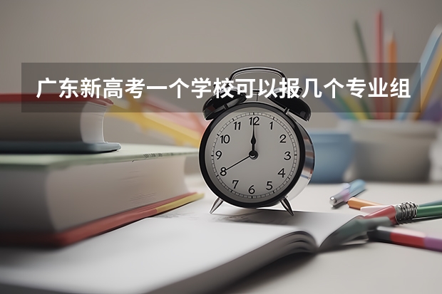 广东新高考一个学校可以报几个专业组 广东省高考可以报几个志愿
