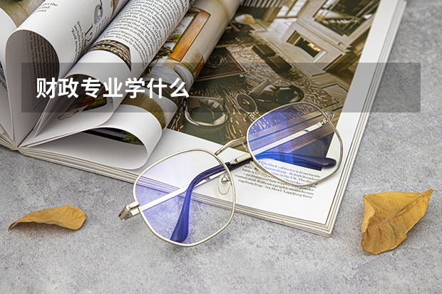 财政专业学什么