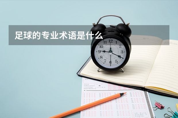 足球的专业术语是什么