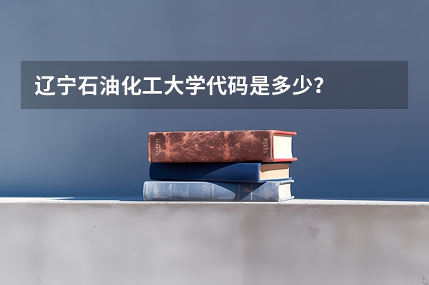 辽宁石油化工大学代码是多少？