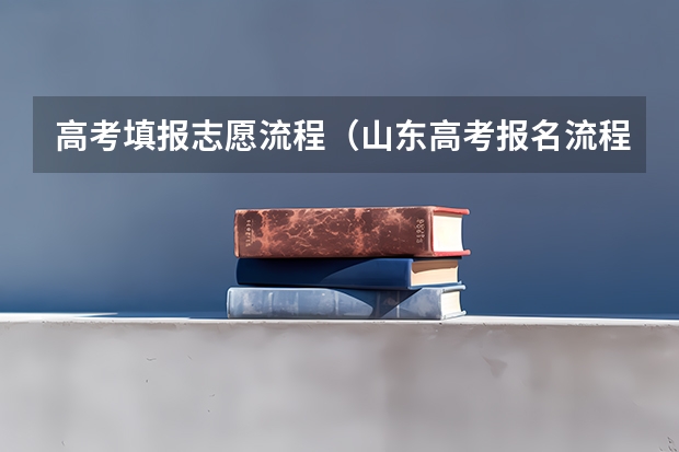 高考填报志愿流程（山东高考报名流程）