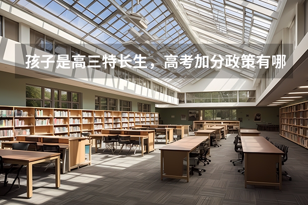 孩子是高三特长生，高考加分政策有哪些？