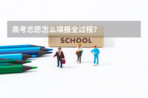 高考志愿怎么填报全过程？