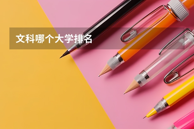 文科哪个大学排名
