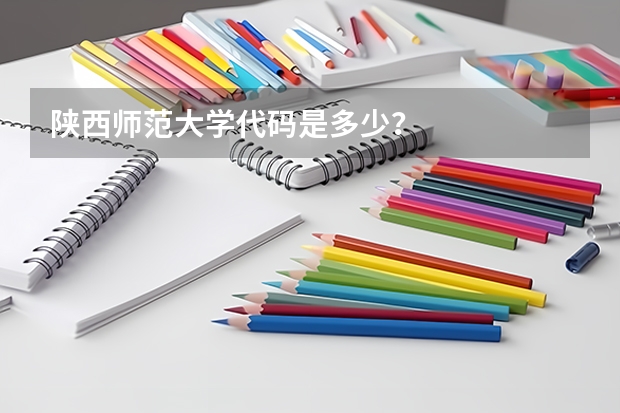 陕西师范大学代码是多少？