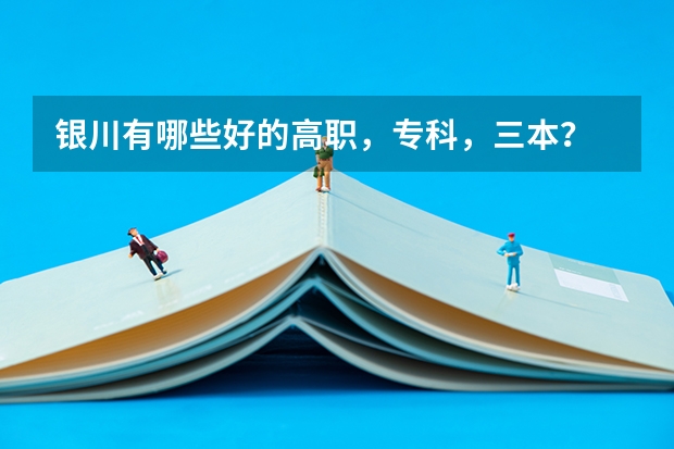 银川有哪些好的高职，专科，三本？