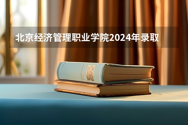 北京经济管理职业学院2024年录取分数线汇总