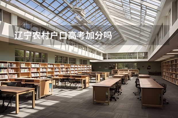 辽宁农村户口高考加分吗