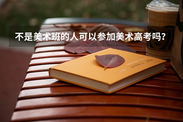 不是美术班的人可以参加美术高考吗？