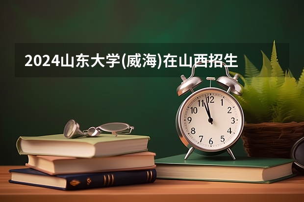 2024山东大学(威海)在山西招生计划表