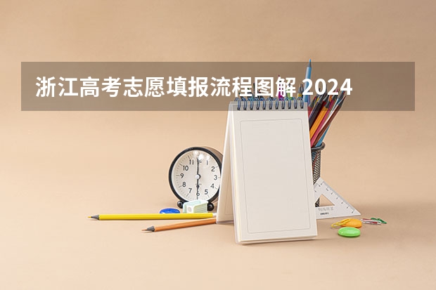 浙江高考志愿填报流程图解 2024浙江省高考报名入口