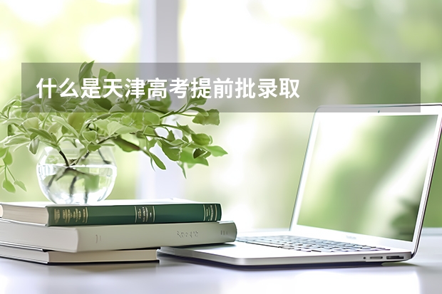 什么是天津高考提前批录取