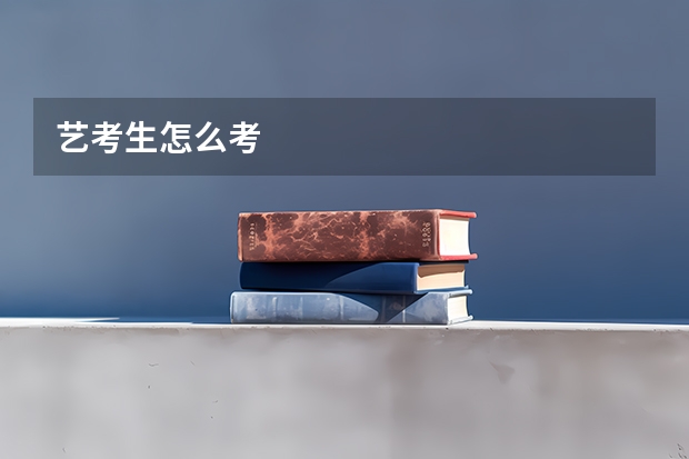 艺考生怎么考