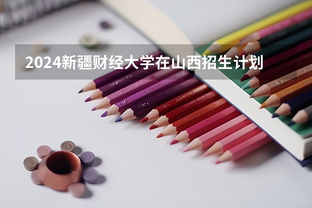 2024新疆财经大学在山西招生计划表