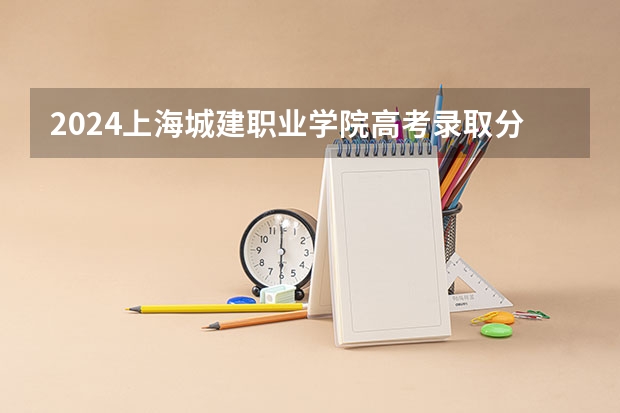 2024上海城建职业学院高考录取分数线是多少？