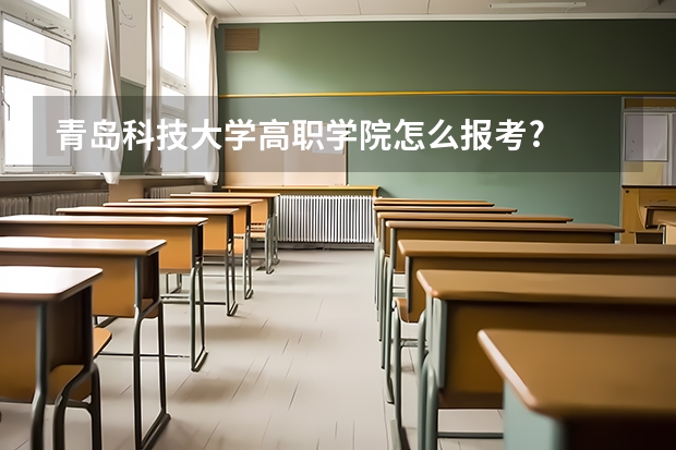 青岛科技大学高职学院怎么报考?