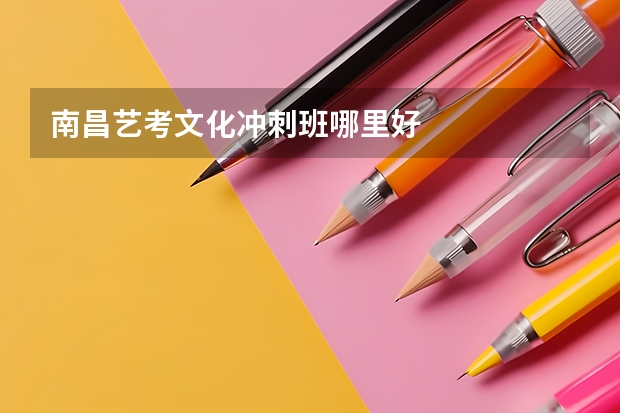 南昌艺考文化冲刺班哪里好
