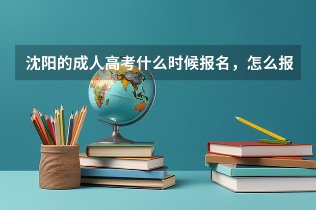 沈阳的成人高考什么时候报名，怎么报名啊，求解答，具体详细的流程