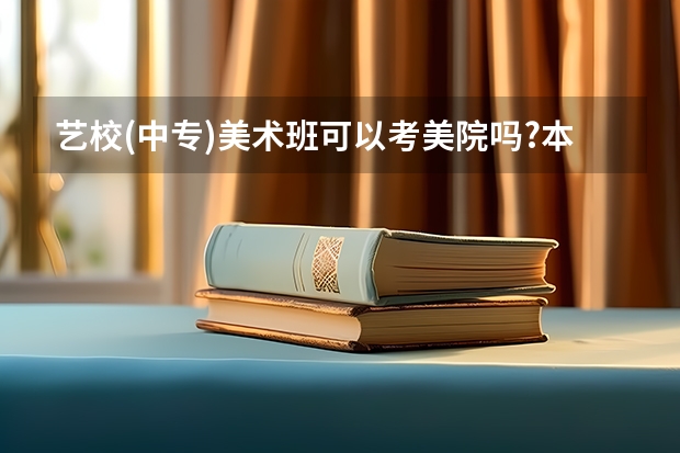 艺校(中专)美术班可以考美院吗?本科