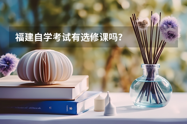 福建自学考试有选修课吗?