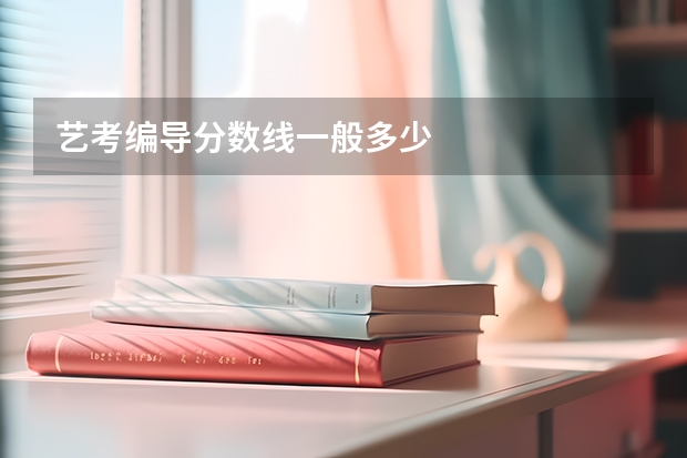 艺考编导分数线一般多少
